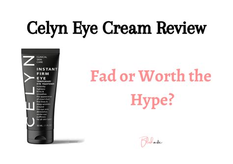 Celyn Eye Cream Review .